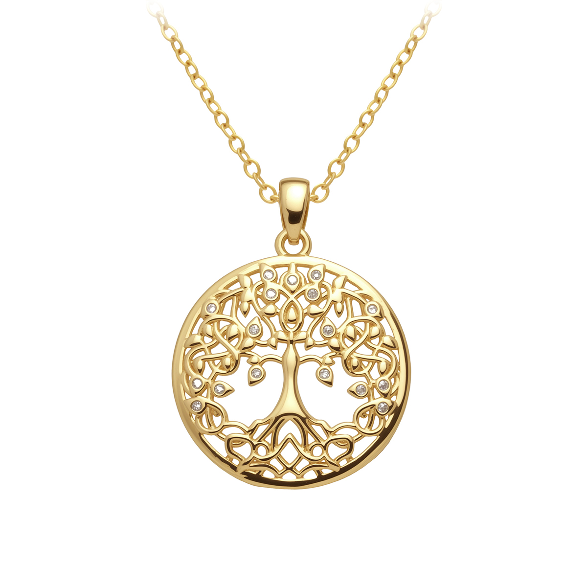Plant Parental - Kalung Pohon Kehidupan Fashion Wanita, Liontin